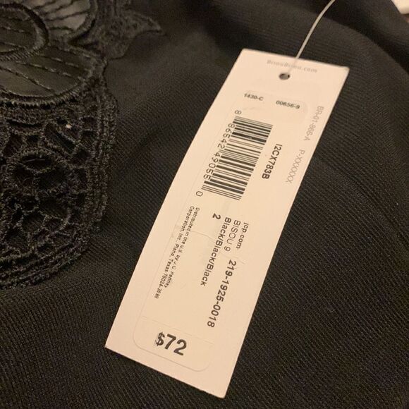 Bisou Bisou black sleeveless dress Size 2 NWT - Picture 9 of 9